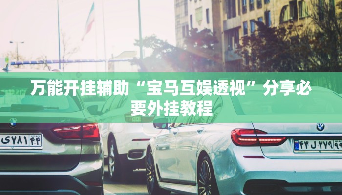 万能开挂辅助“宝马互娱透视”分享必要外挂教程