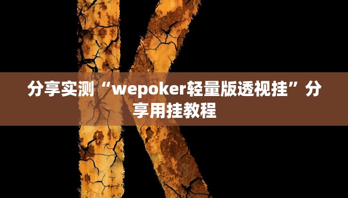 万能开挂辅助“线上wepoker打法技巧”分享用挂教程 万能开挂辅助“线上wepoker打法技巧”分享用挂教程