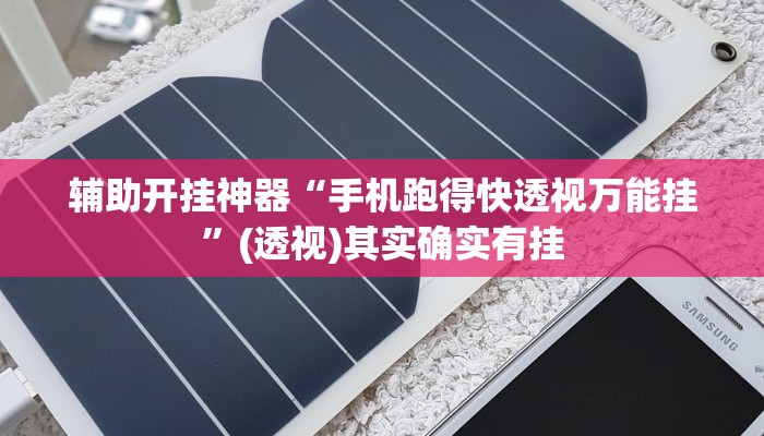 辅助开挂神器“手机跑得快透视万能挂”(透视)其实确实有挂