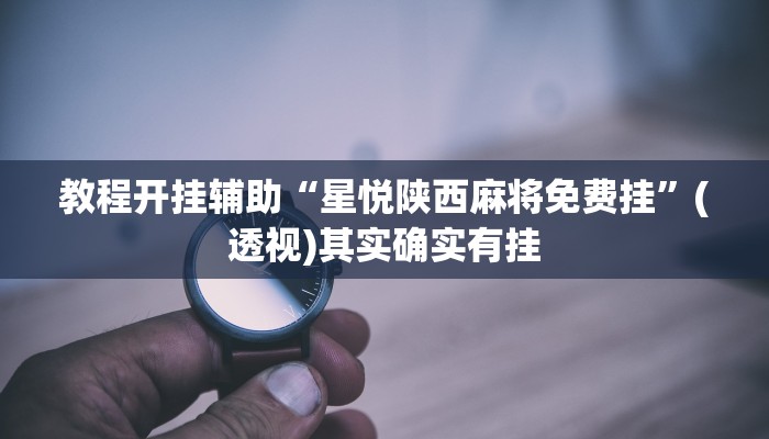 教程开挂辅助“微乐卡五星开挂神器下载”其实确实有挂