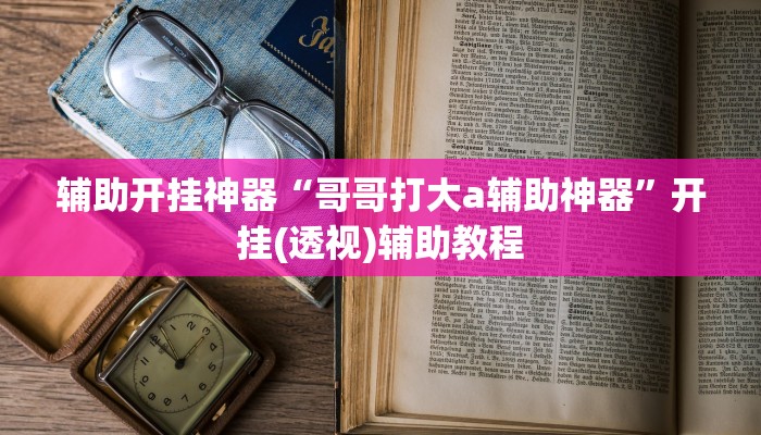 辅助开挂神器“哥哥打大a辅助神器”开挂(透视)辅助教程